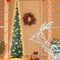 5FT Pop up Christmas Tree for St Patrick's Day(5ft Green White Branches)14"D x 14"W x 60"H